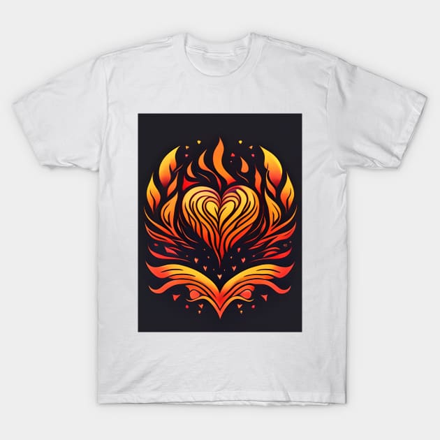 Phoenix of Love, Let the Phoenix guide you to true love. T-Shirt by CreativeXpro